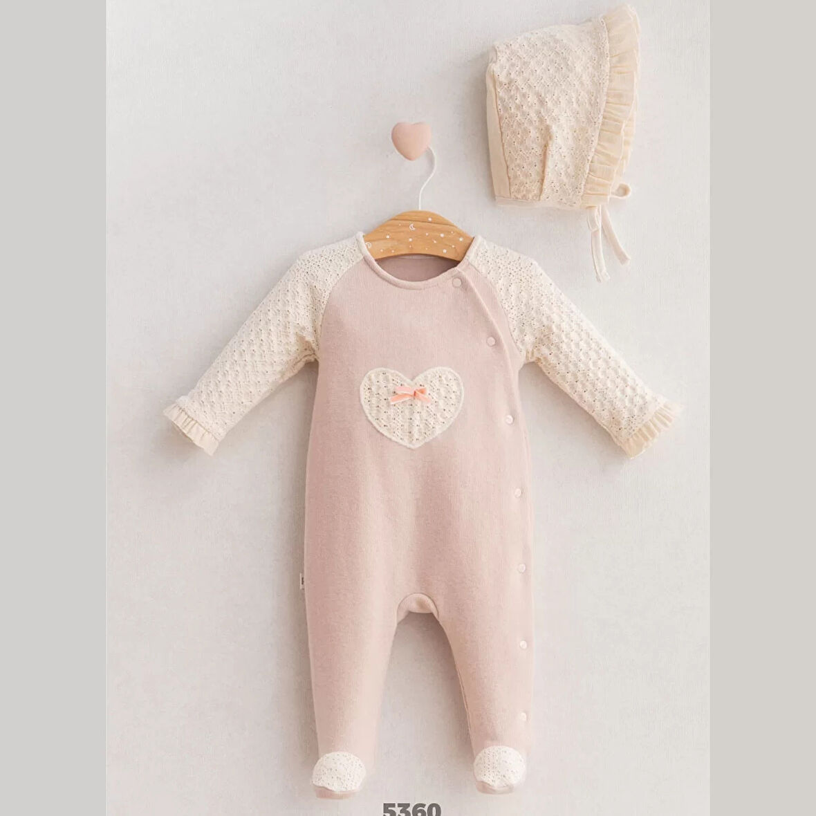 Baby Cheerful Lace Tulum  Gül Kurusu