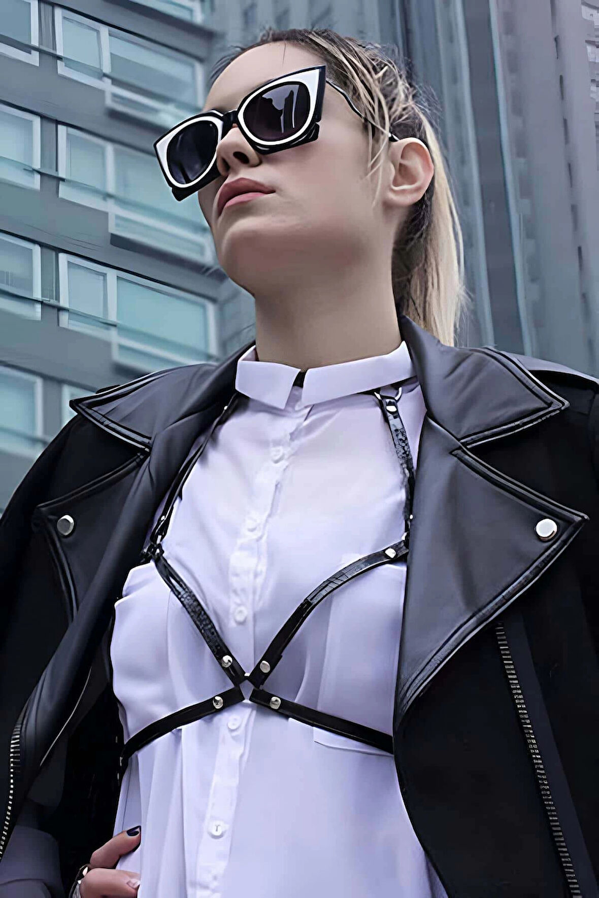 Gömlek Üstü Deri Aksesuar - Brf25