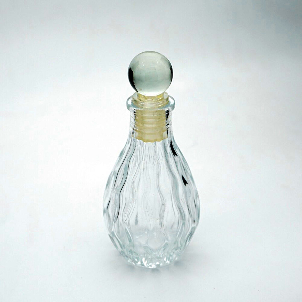10 ADET BOŞ CAM PARFÜM TEŞHİR ŞİŞE, 110 ML, DESENLİ MODEL, ŞEFFAF
