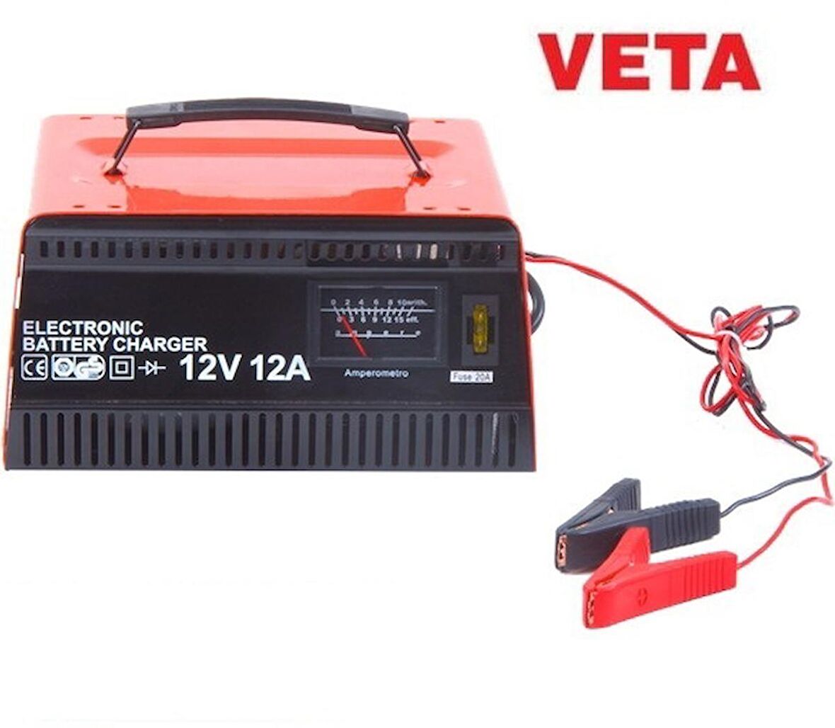 Veta Akü Şarj Cihazı 12V 12Ah 200 Ah Kadar Akü Şarj Edebilir