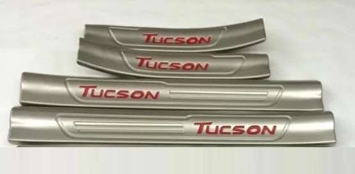 Hyundai Tucson Uyumlu 2015 2020 İç Kapı Eşiği Krom