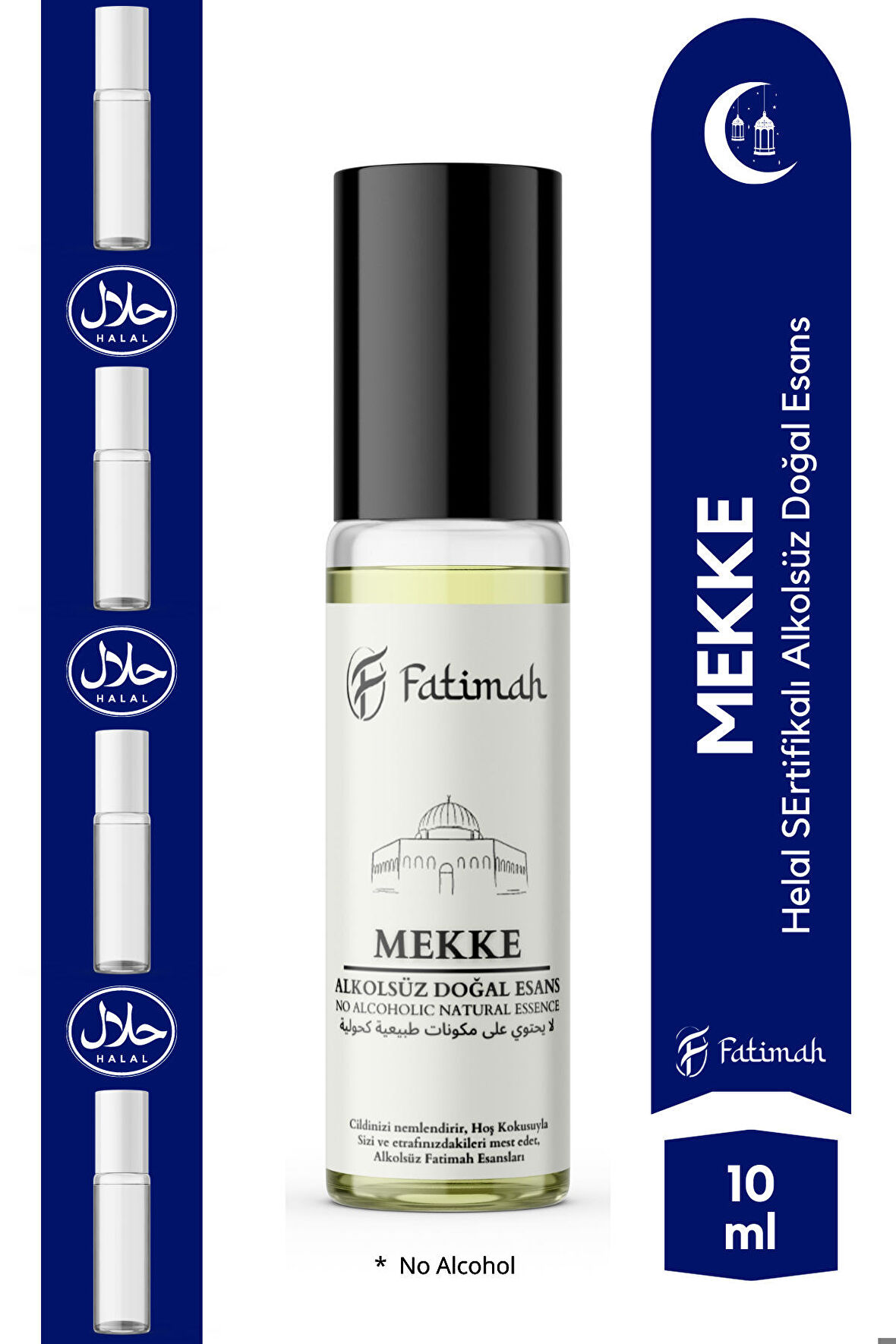 Mekke Kokusu Doğal Esans Alkolsüz Esans Esansiyel yağ Roll On Esans Natural Essence 10ml