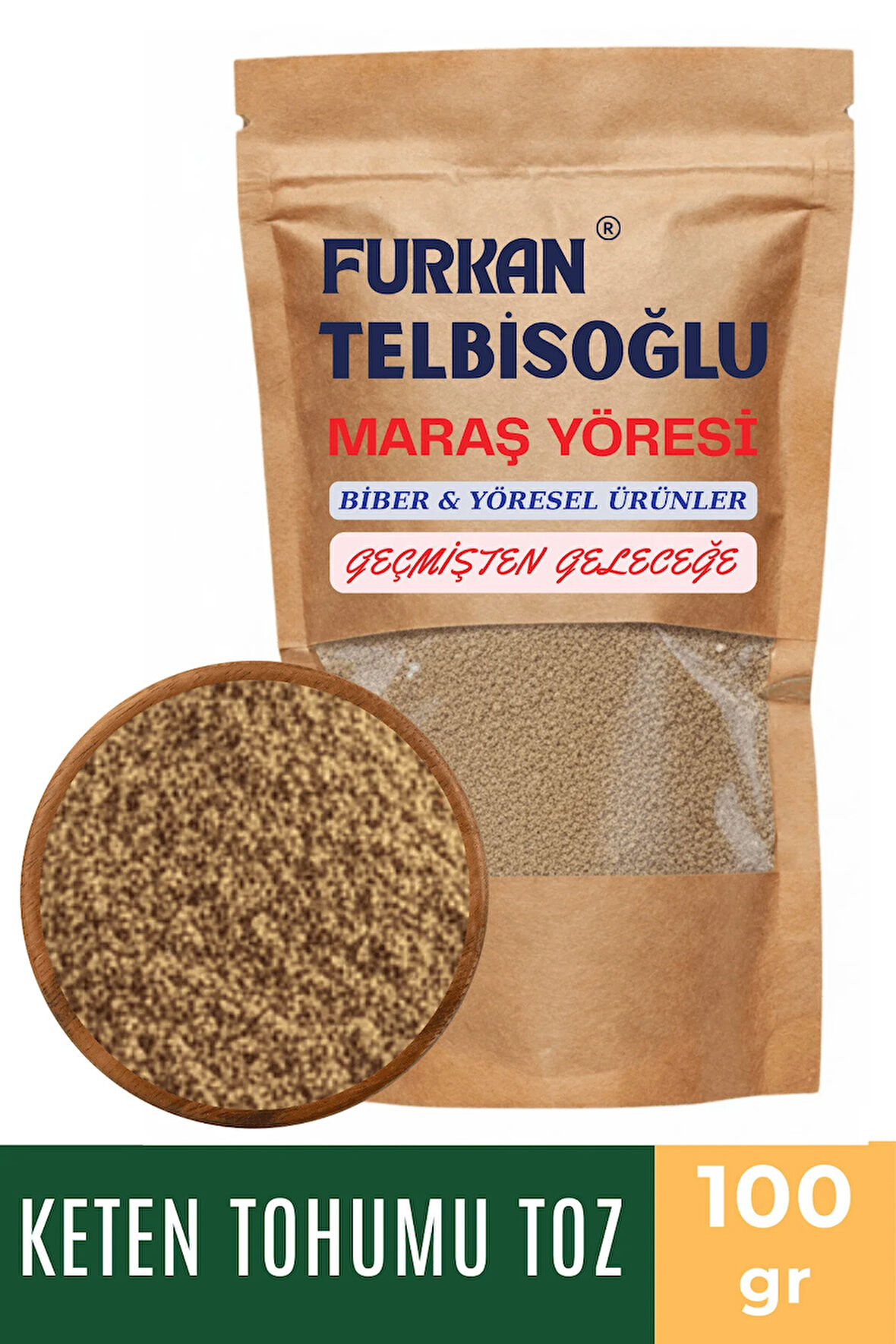 Toz Keten Tohumu Taze Öğütülmüş 100GR