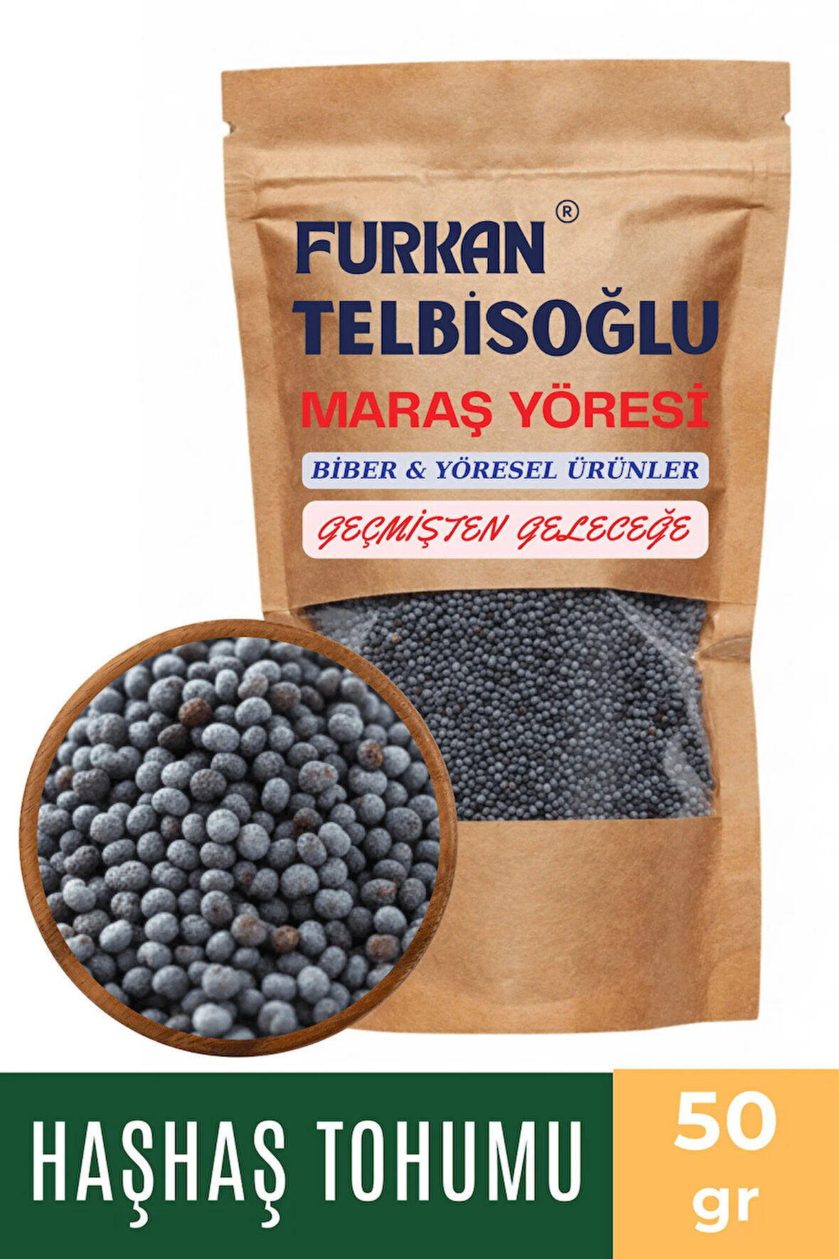 Mavi Haşhaş Tohumu 50GR