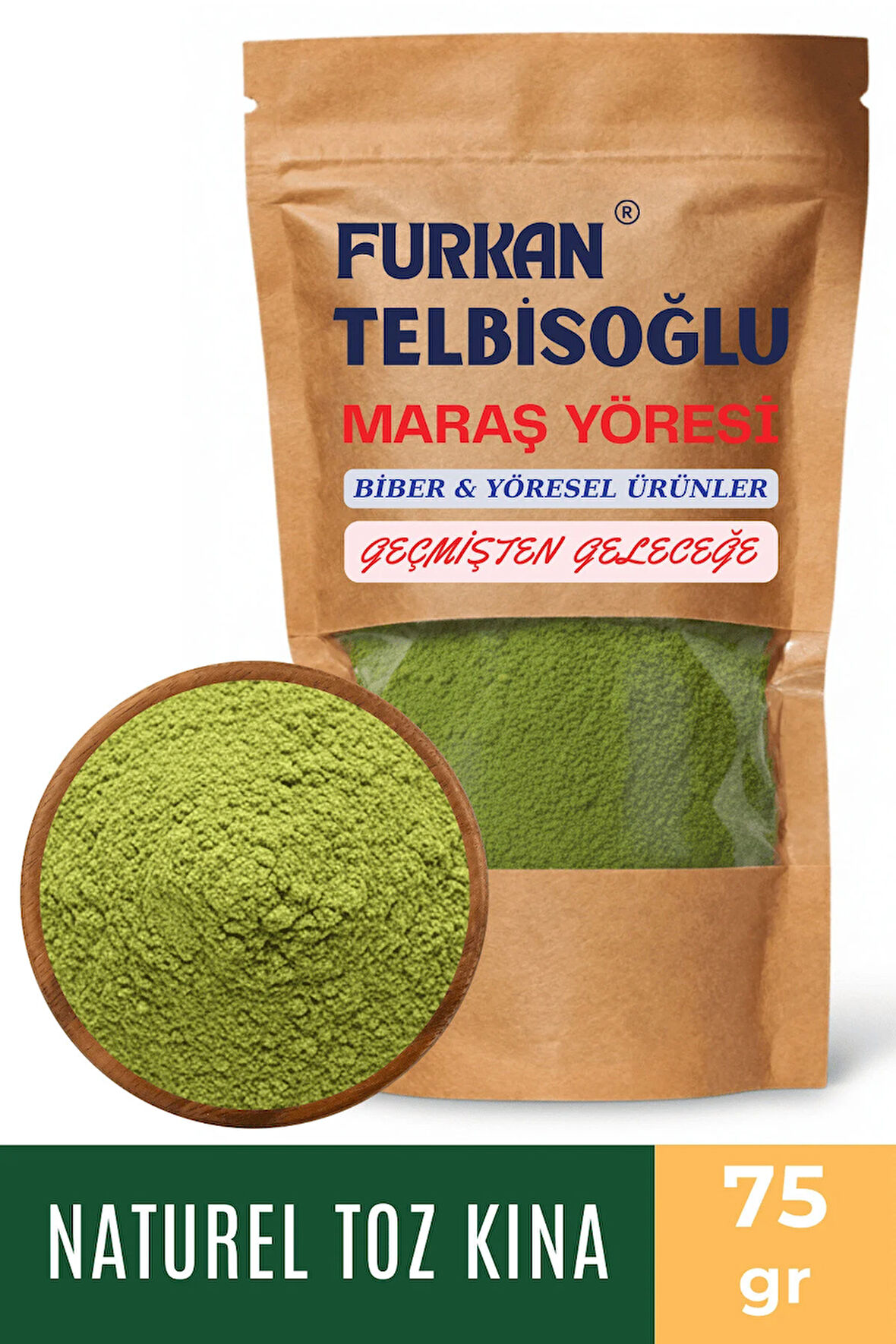 Doğal Saf Naturel Toz Kına 75GR