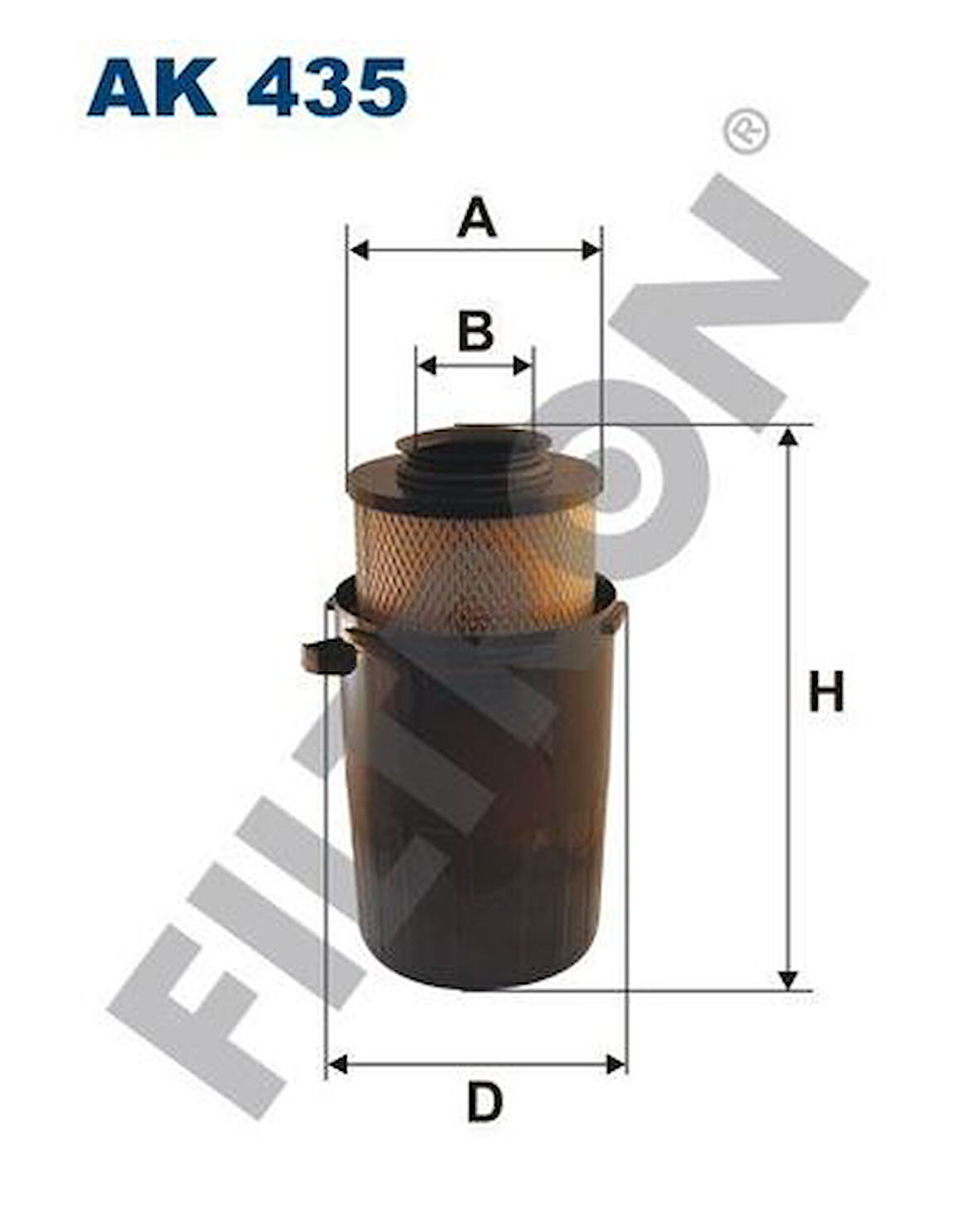 Filtron AK435 Hava Filtresi Mercedes O307 O407 Evobus 003.094.51.04
