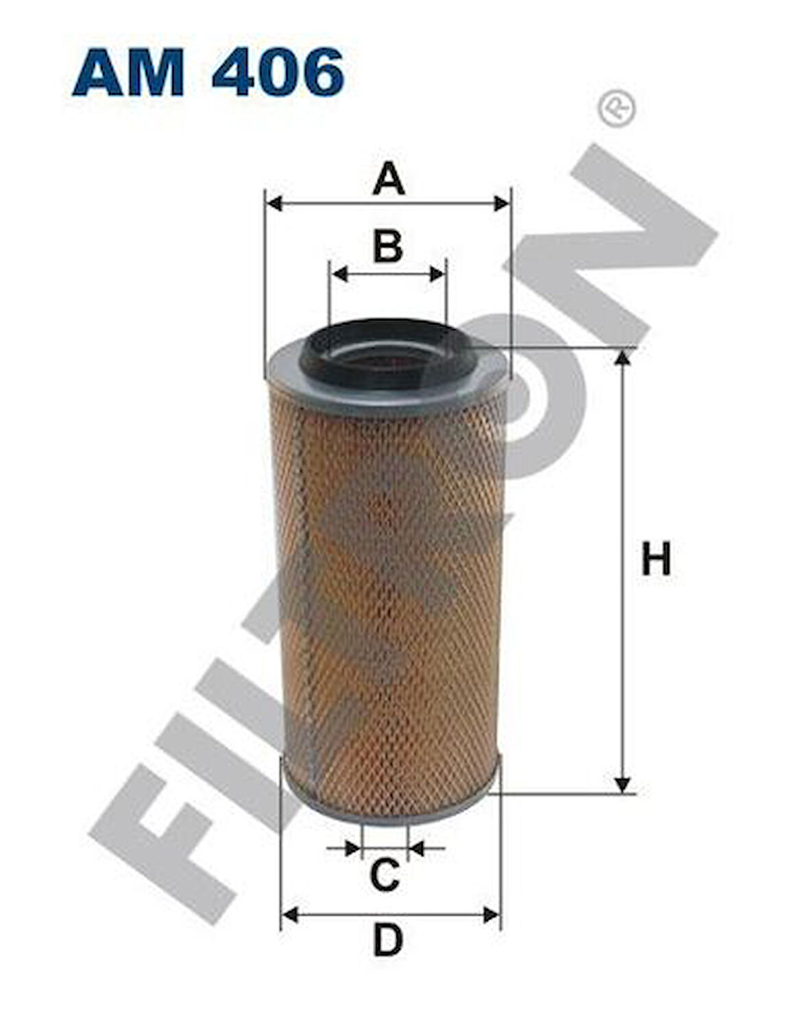 Filtron AM406 Hava Filtresi AC Delco 002.094.70.04