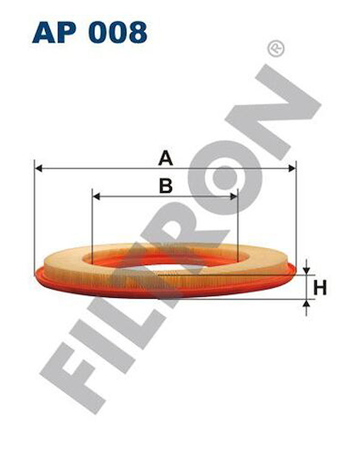 Filtron AP008 Hava Filtresi 190 W201 82-89 002.094.55.04