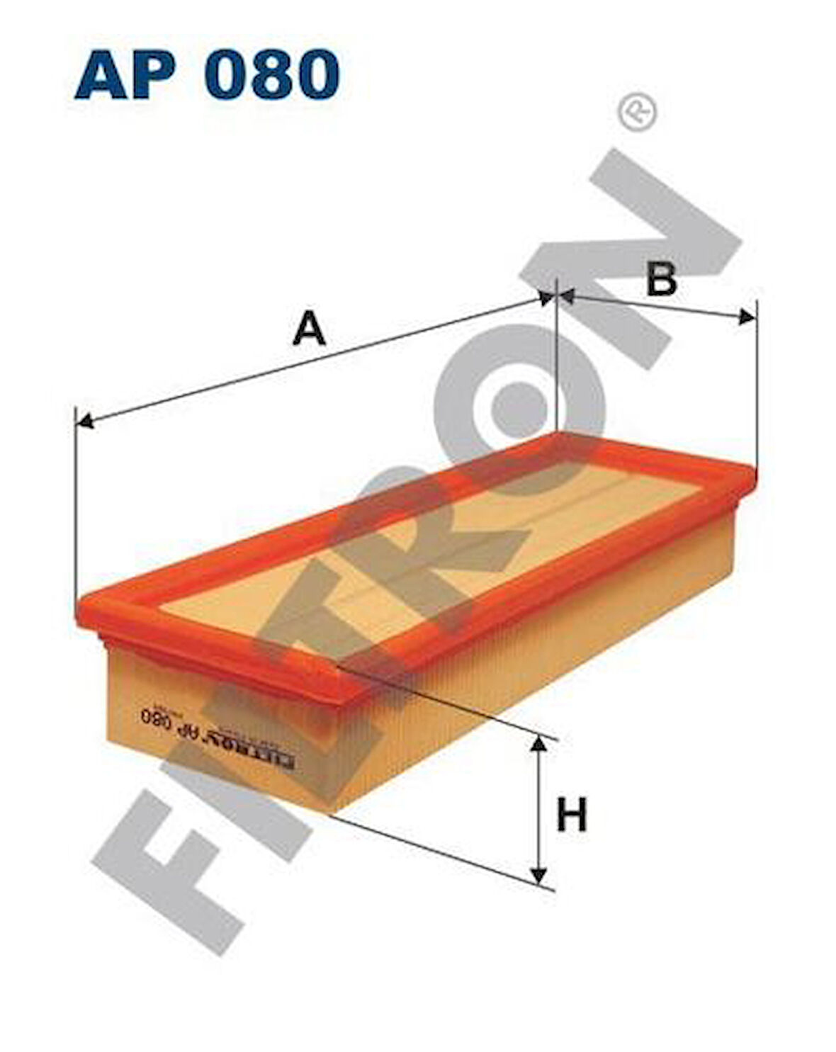 Filtron AP080 Hava Filtresi P306 P406 P405 Xsara Xantia Xu10J2 Xu5Jp Xu7JpClio 1.4 97-Clio Symbol 1.3 87-72070-050