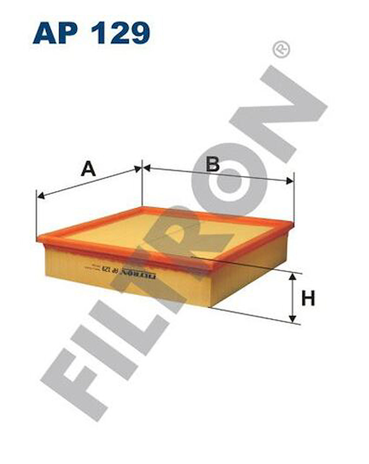 Filtron AP129 Hava Filtresi Omega B 94-2.0 16V 2.5 2.6 3.0 3.2 V6 2.5 TD 2.0 22.2 Dizel 835607