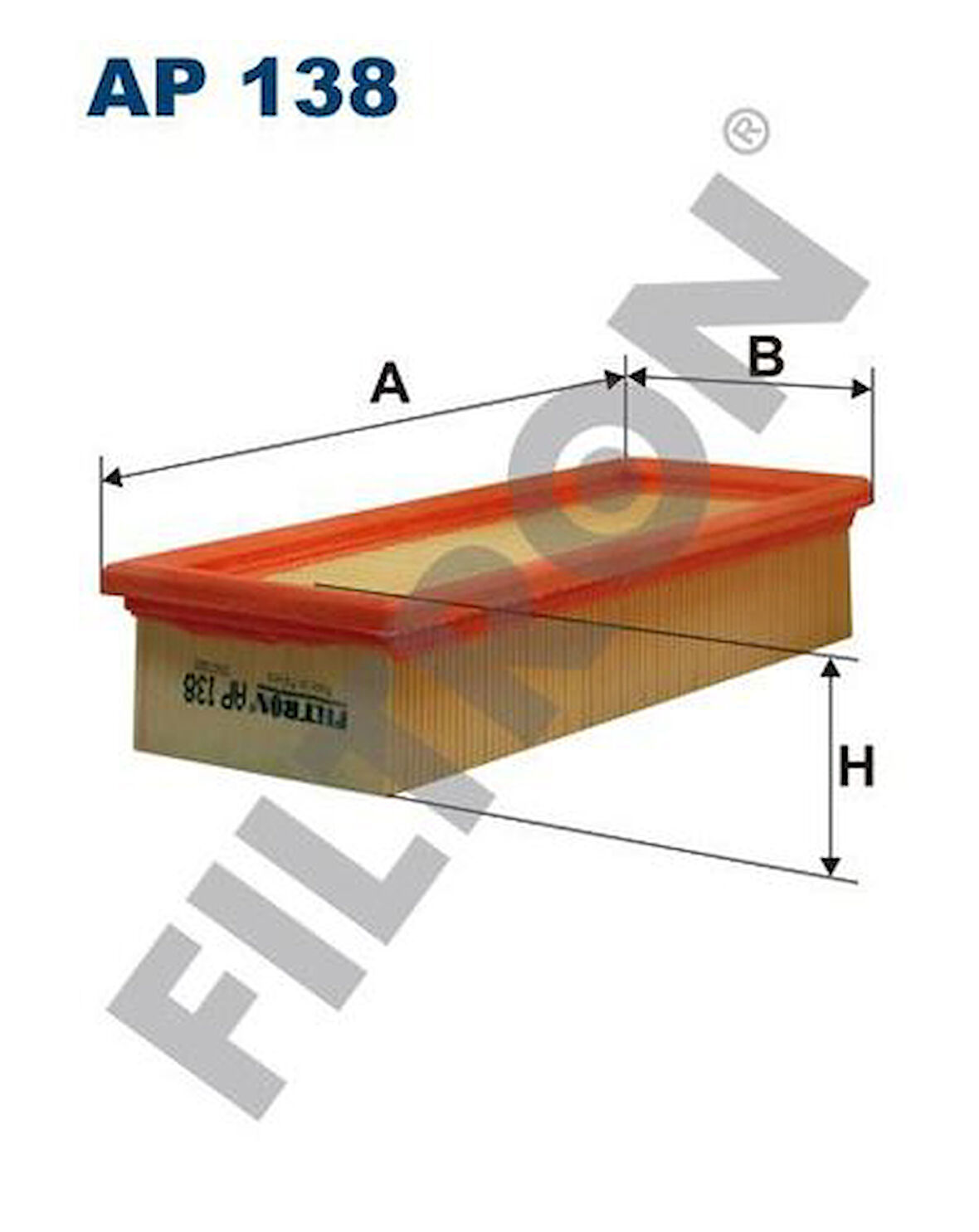 Filtron AP138 Hava Filtresi Rover 200-400-25 1992-2004 GFE1141