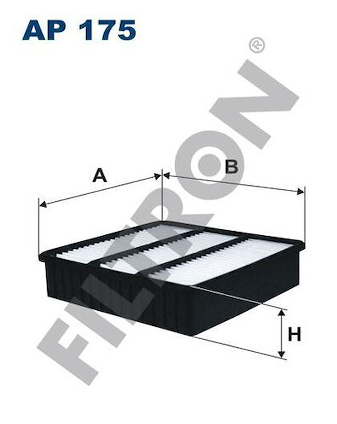 Filtron AP175 Hava Filtresi Lancer 2003 2007 Outlander 2003 2009 MR188657