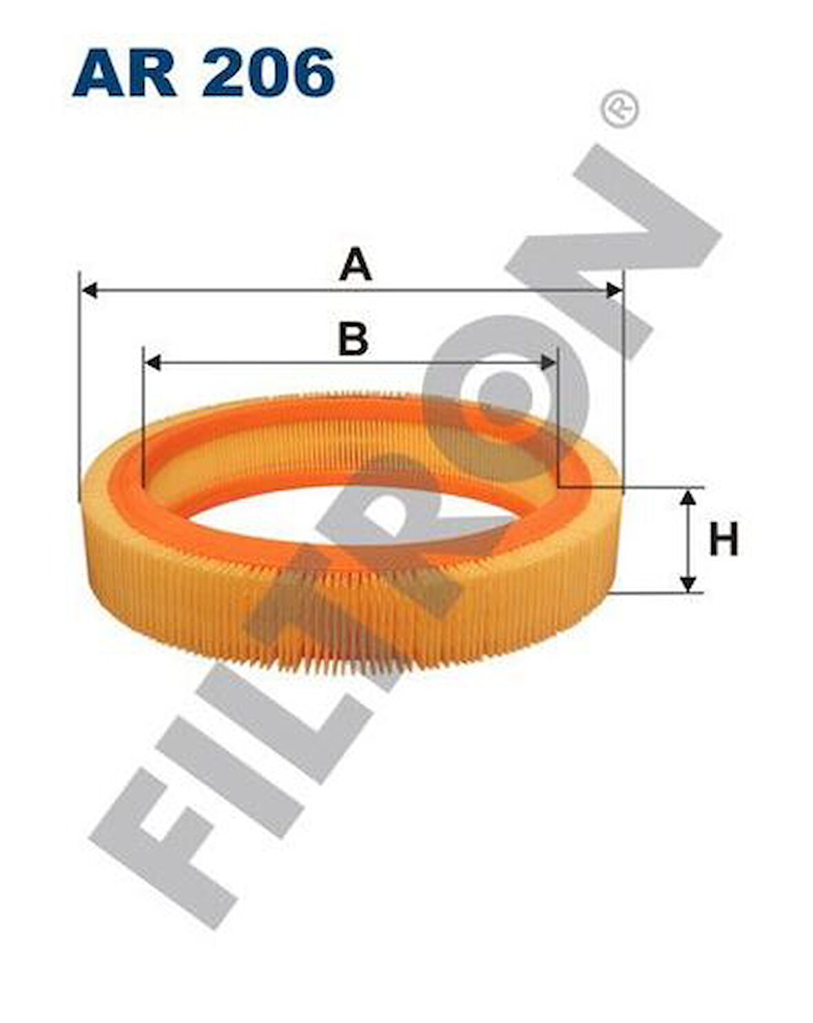 Filtron AR206 Hava Filtresi Escort IIIIV 80-90 Fiesta I.IIIII 76-94 79BF9601AA