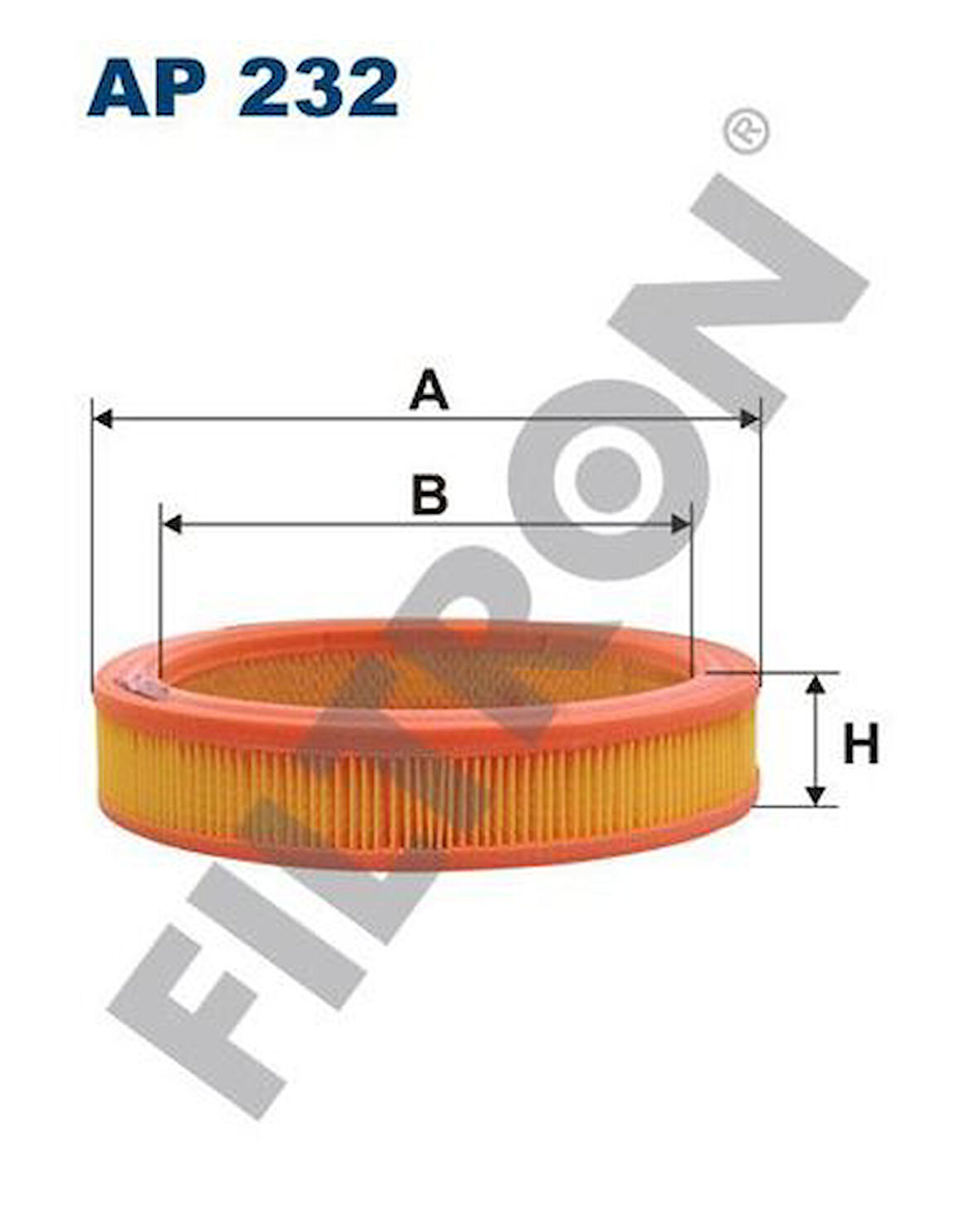 Filtron AR232 Hava Filtresi Fiat Regata 1.3.1.5.1.6 83-88 A830X9601FA