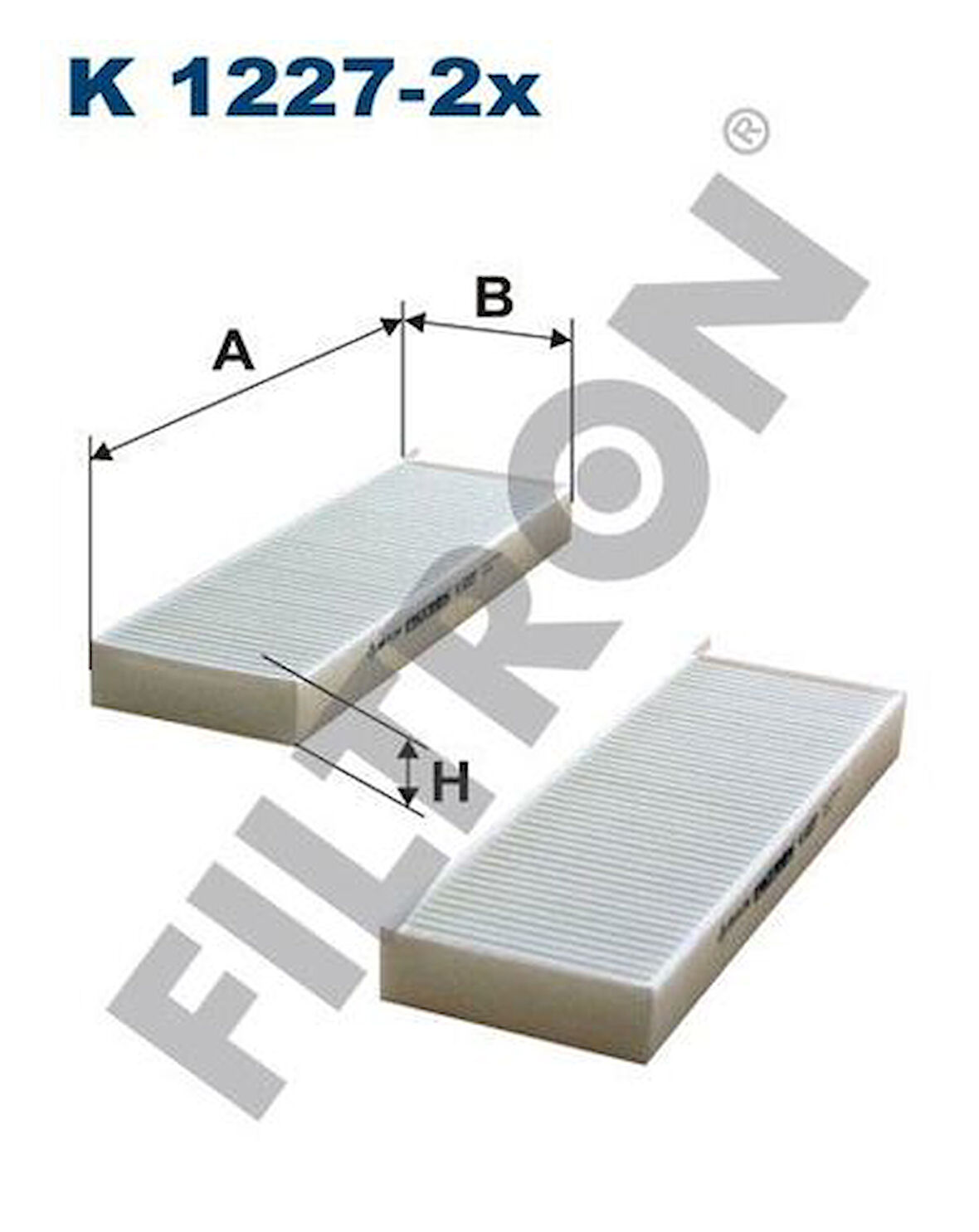 Filtron K1227-2X Polen Filtresi Berlingo C4 C5 3008 5008 Partner 6447.XF
