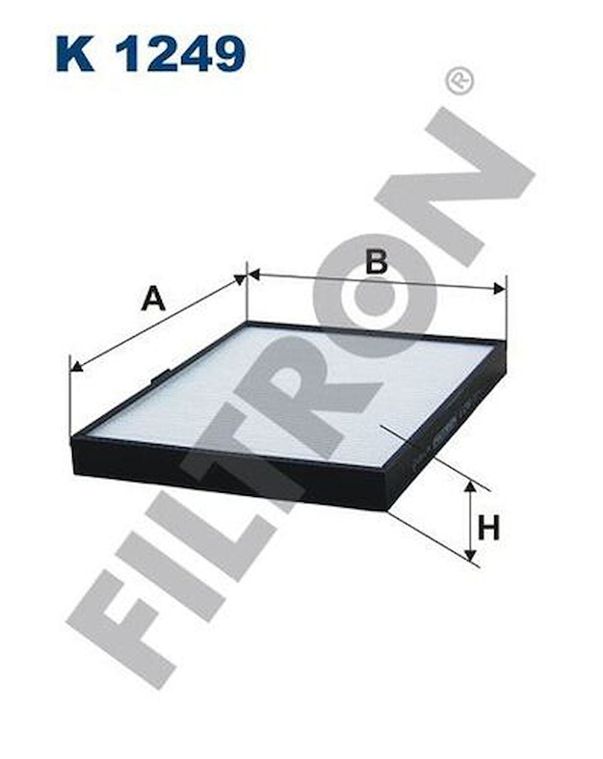 Filtron K1249 Polen Filtresi Elantra 01 06 Plastik Çerçeveli 971332D200