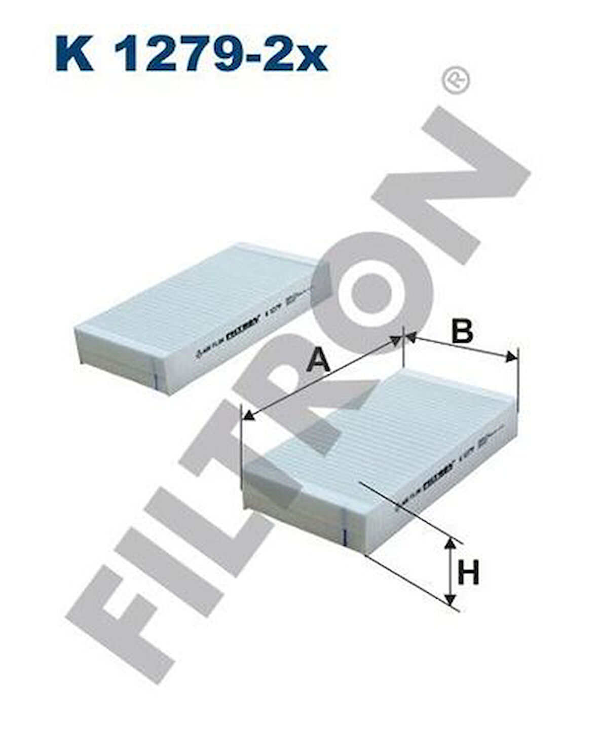 Filtron K1279-2X Polen Filtresi Civic 96-00 CRV 97-01 HRV 99-02 Lancer 09-As09-Outlander 09- 08R79S50600