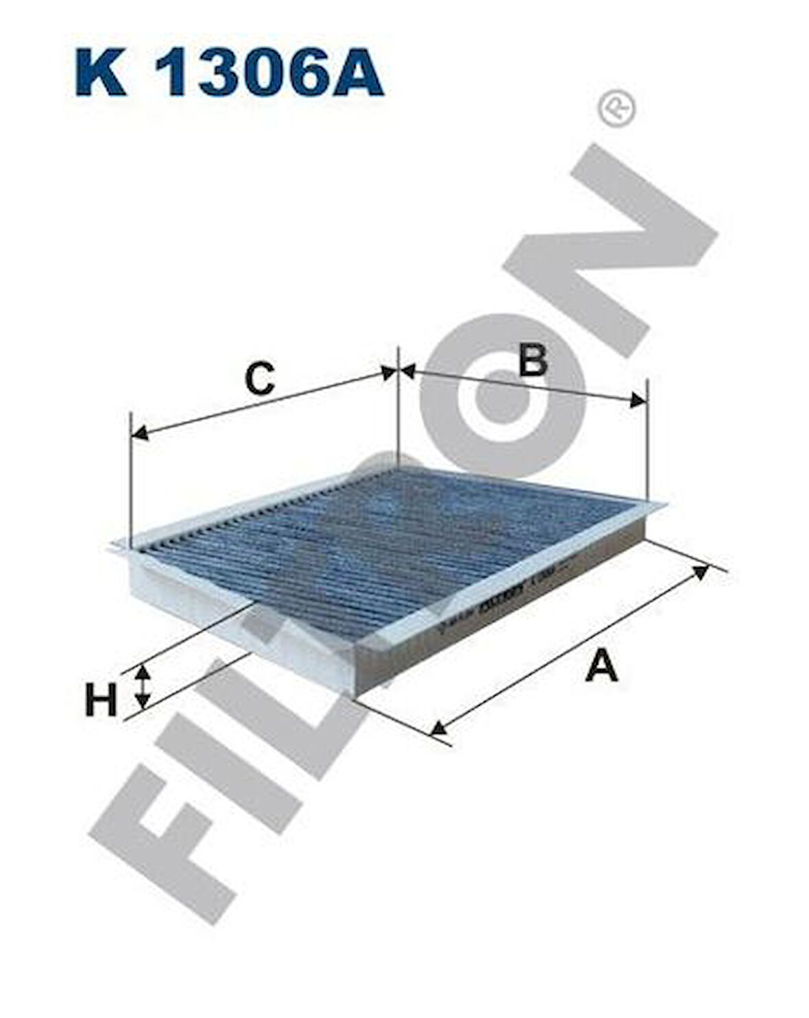 Filtron K1306A Polen Filtresi Karbonlu W203 02-07 Cl203 02-08 S203 01-07 C209 02-09 A209 02-9 203.830.10.18