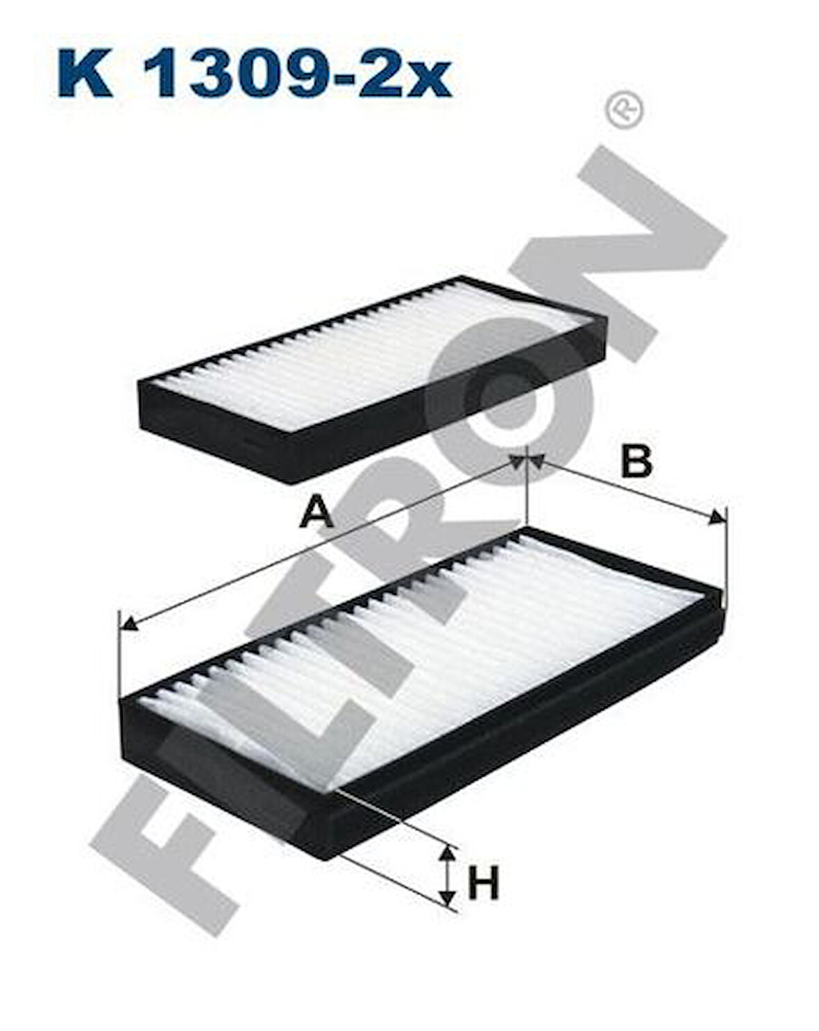 Filtron K1309-2X Polen Filtresi Ssyangyong Kyron 05-Actyon 07- 68111091A0