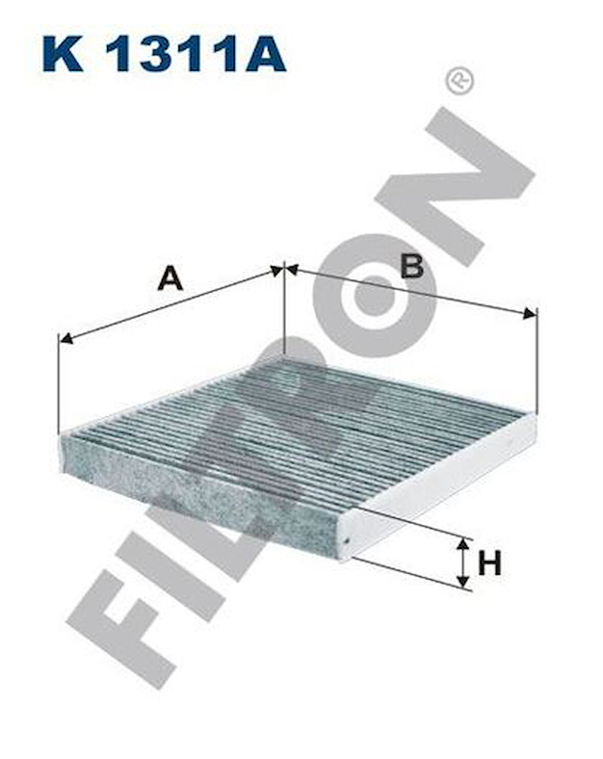 Filtron K1311A Polen Filtresi A3 Leon Octavia Golf VI VII 1.2TFSI 1.4TFSI 1.8TFSI 1.6TDI 2.0TDI 12-Karbonlu 5Q0819653