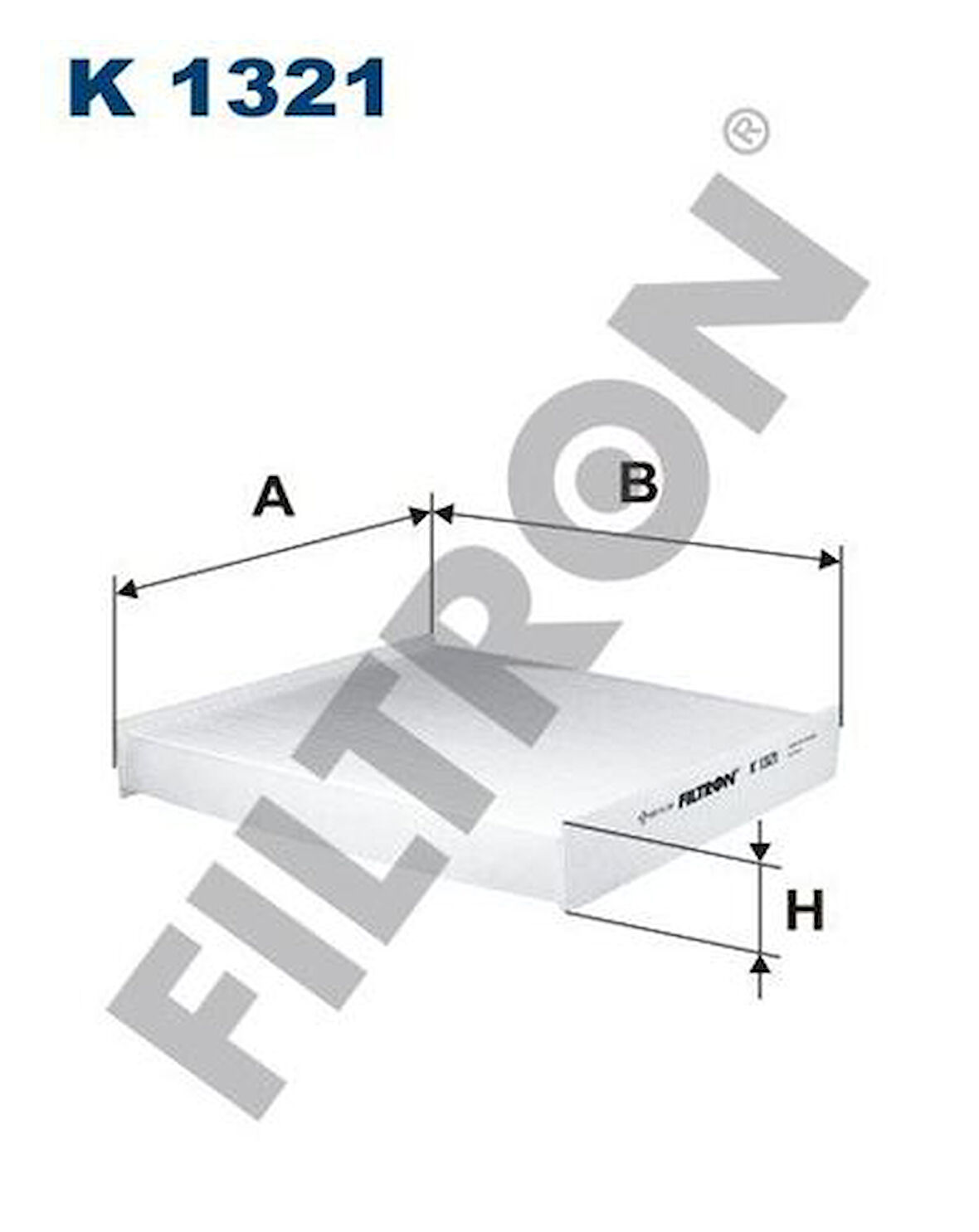 Filtron K1321 Polen Filtresi Clio IV 12-Logan II 13-Sandero Stepway II FLTK1321