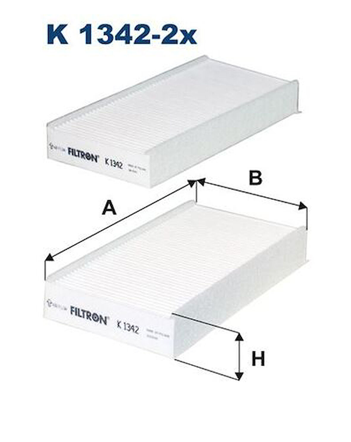 Filtron K1342-2X Polen Filtresi BMW F45 F46 F48 Mini F54 64119321876