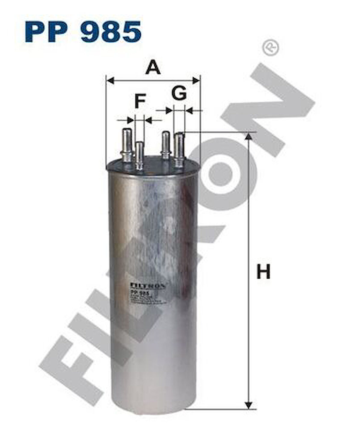 Fıltron Pp985 Yakıt Filtresi Mazot Transporter T5 T6 1.9 2.0Tdı Bıtdı Touareg 2.5Tdı Axb Axc Axd Axe Bac Blj Blk Bnz Bpc Bpd Bpe Brr Brs Caaa Caab Caac Caad Caae Ccha Cchb Cfca 03>15