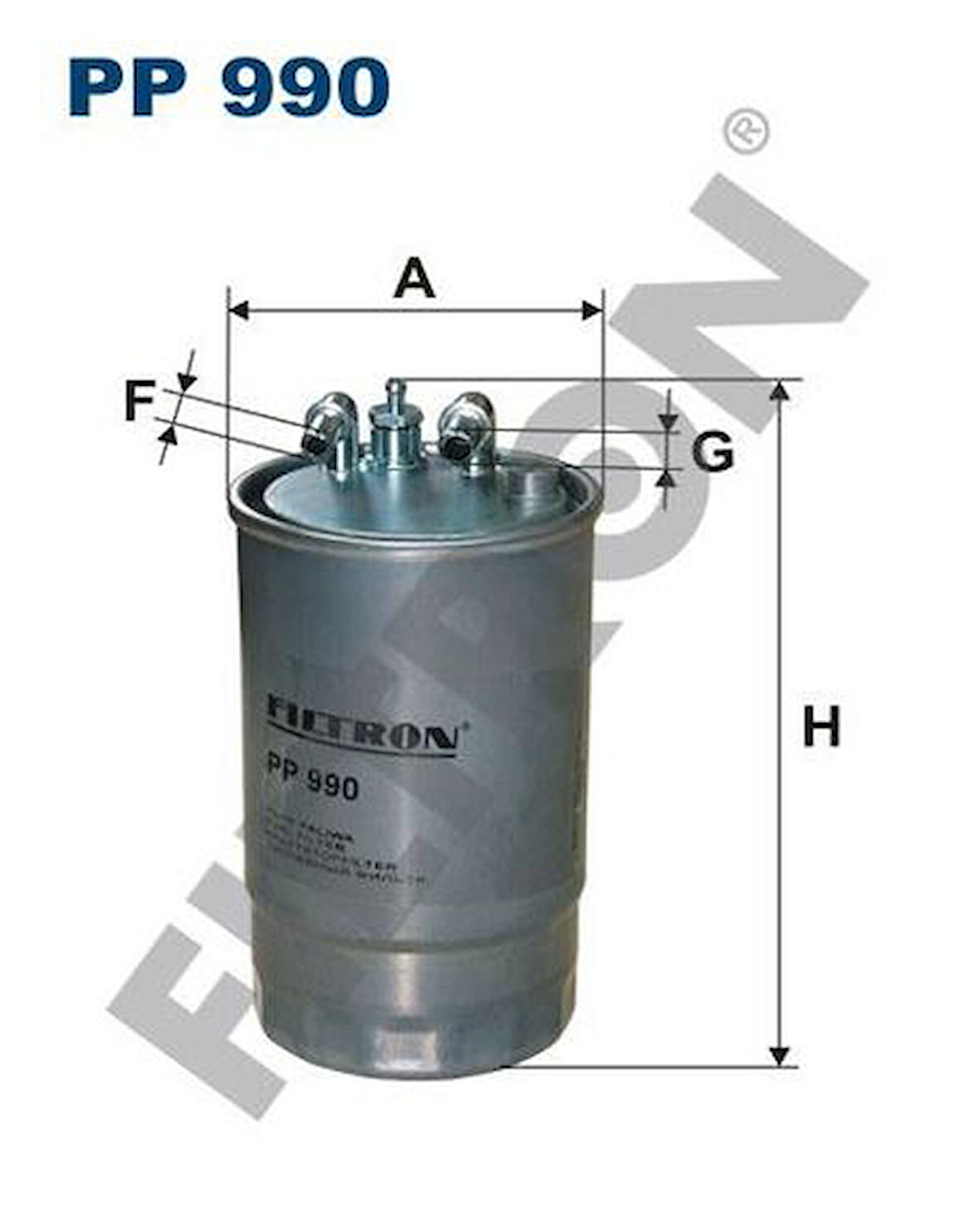 Filtron PP990 Yakıt Filtresi Komple Corsa D 1.3 CDTI 06-Z13DTJ Z13Dte Z13DTH A13Dte A13Dtr 813059