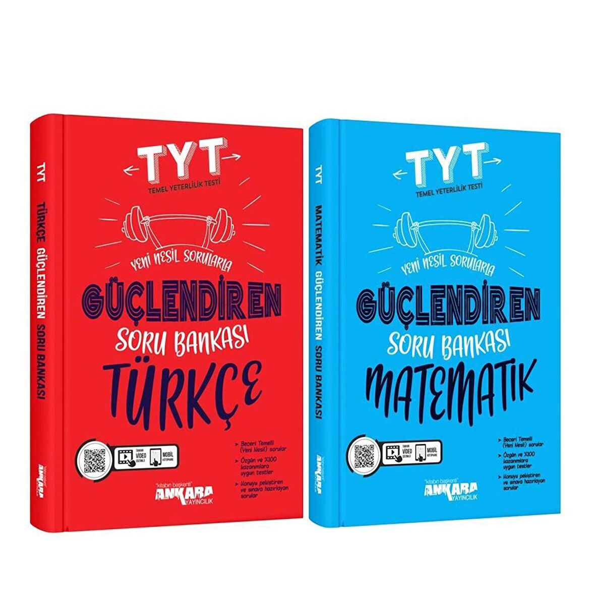 Ankara Yayıncılık TYT Güçlendiren Türkçe ve Matematik Soru Bankası Seti 2 Kitap