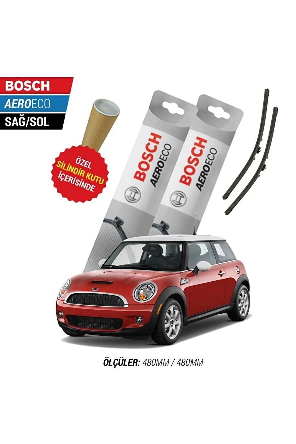 MİNİ COOPER 2010 SİLECEK TAKIMI BOSCH AERO-ECO SERİSİ