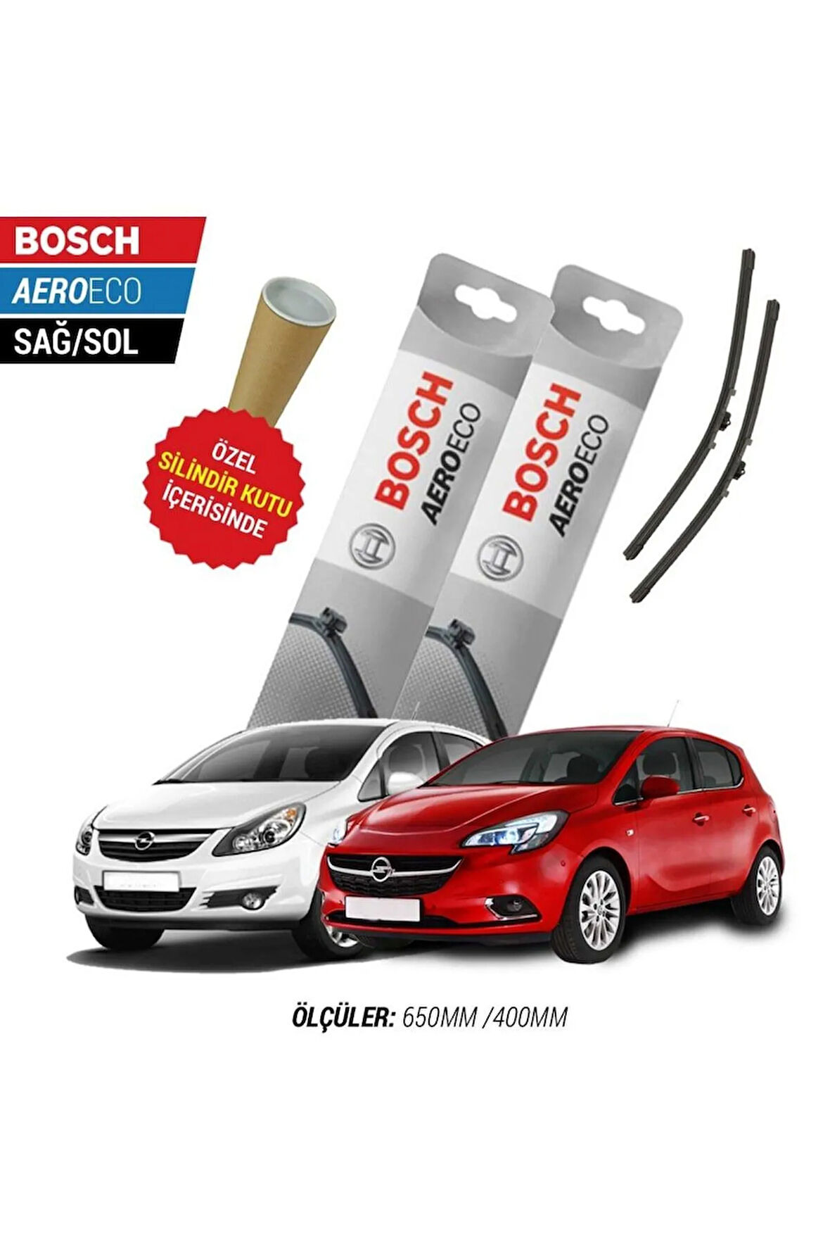 OPEL CORSA D 2010 SİLECEK TAKIMI BOSCH AERO-ECO SERİSİ