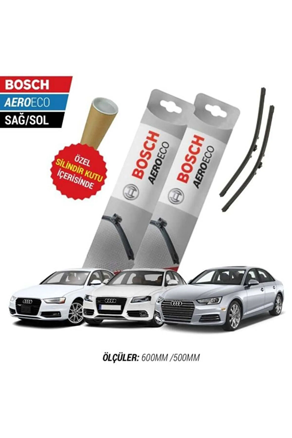 AUDİ A4 2020 SİLECEK TAKIMI BOSCH AERO-ECO SERİSİ