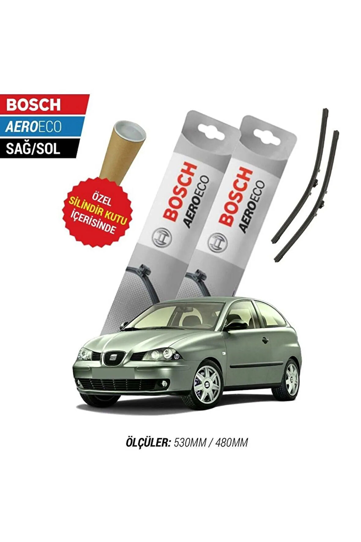 SEAT İBİZA 2004 SİLECEK TAKIMI BOSCH AERO-ECO SERİSİ