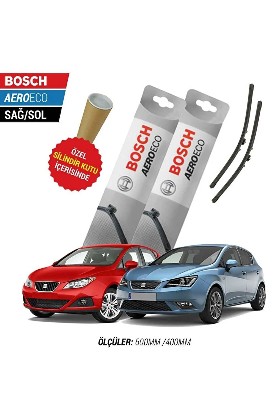 SEAT İBİZA 2013 SİLECEK TAKIMI BOSCH AERO-ECO SERİSİ
