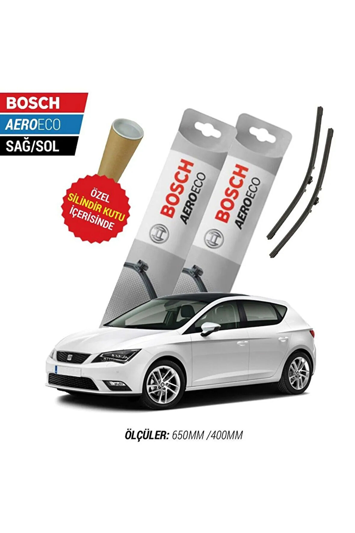 SEAT LEON MK3 2016 SİLECEK TAKIMI BOSCH AERO-ECO SERİSİ