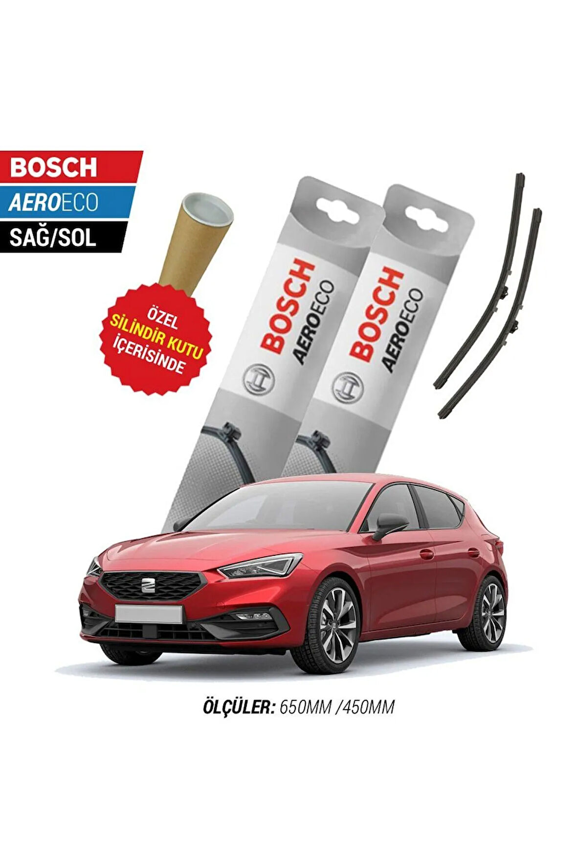 SEAT LEON 2023 SİLECEK TAKIMI BOSCH AERO-ECO SERİSİ