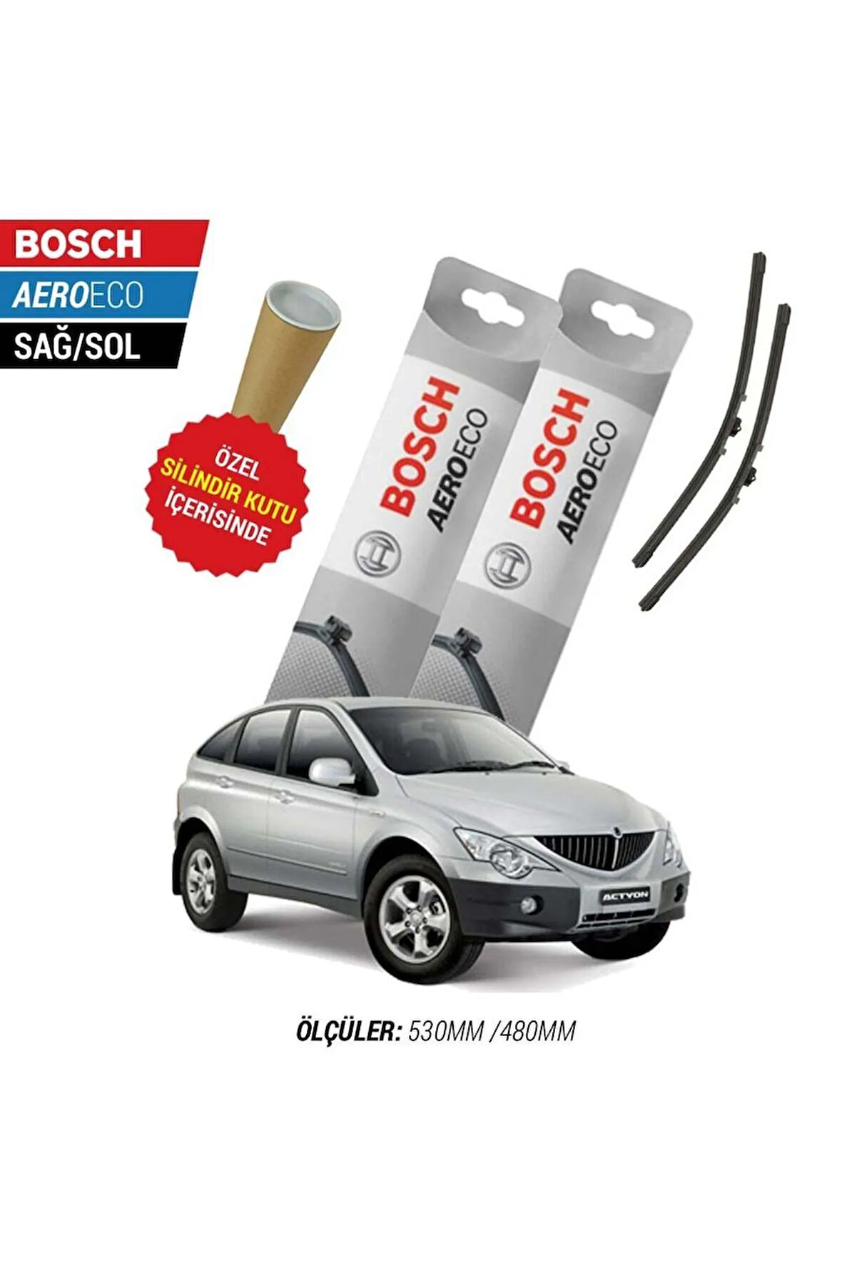 SSANGYONG ACTYON 2010 SİLECEK TAKIMI BOSCH AERO-ECO SERİSİ