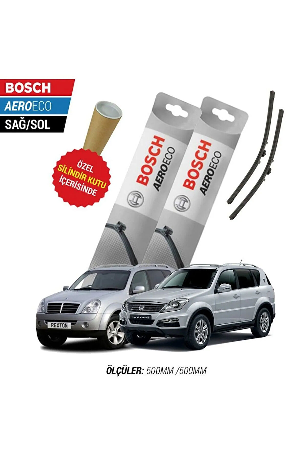 SSANGYONG REXTON 2016 SİLECEK TAKIMI BOSCH AERO-ECO SERİSİ