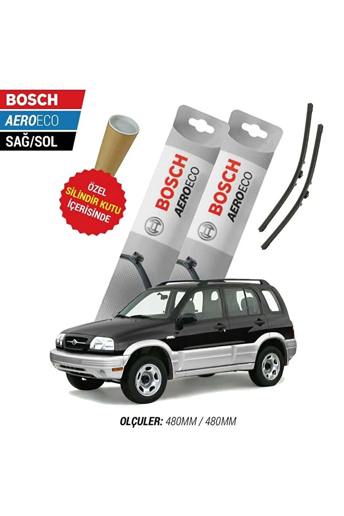 SUZUKİ GRAND VİTARA 1998 SİLECEK TAKIMI BOSCH AERO-ECO SERİSİ