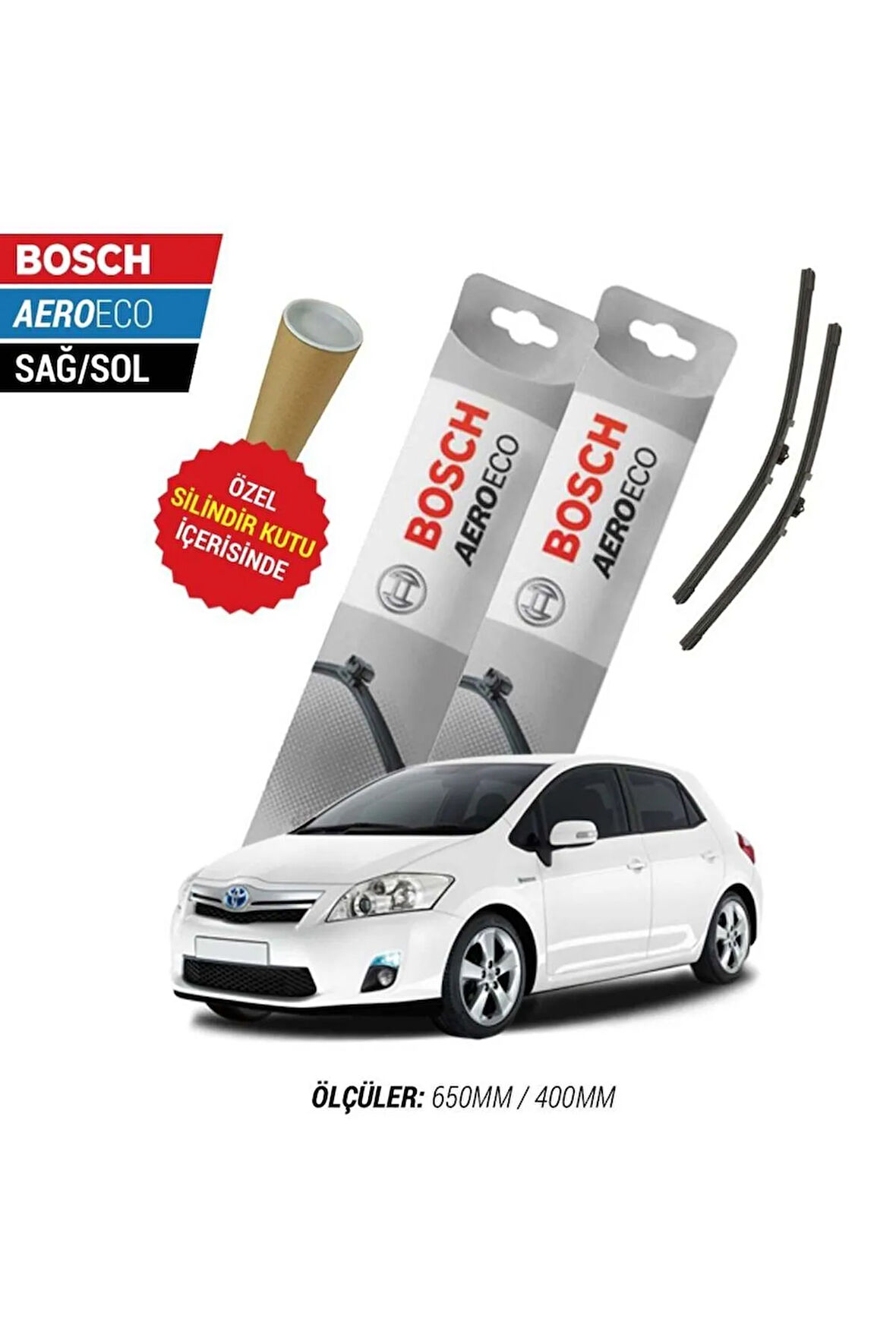 TOYOTA AURİS 2012 SİLECEK TAKIMI BOSCH AERO-ECO SERİSİ