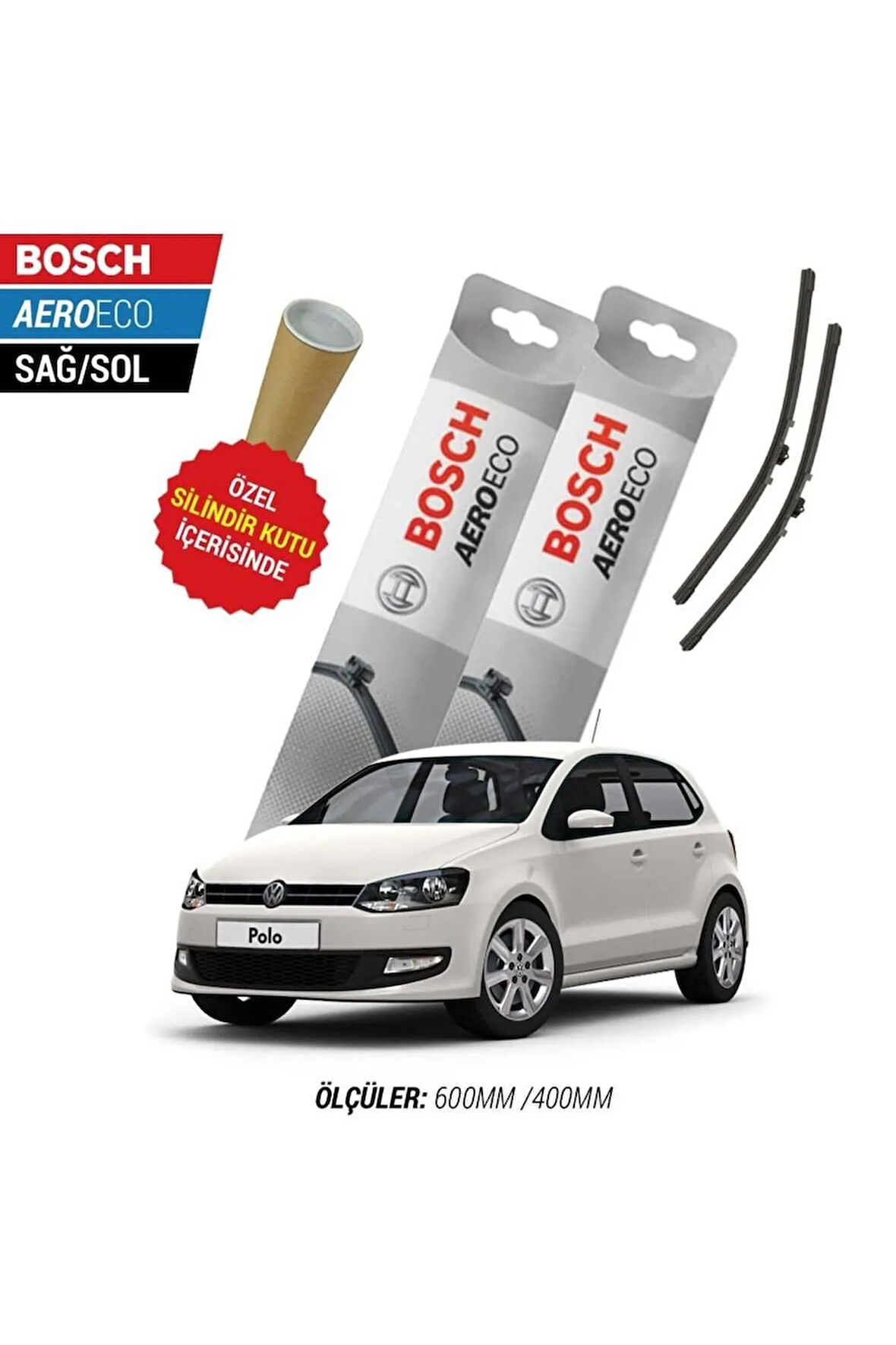 VOLKSWAGEN POLO 2010 SİLECEK TAKIMI BOSCH AERO-ECO SERİSİ