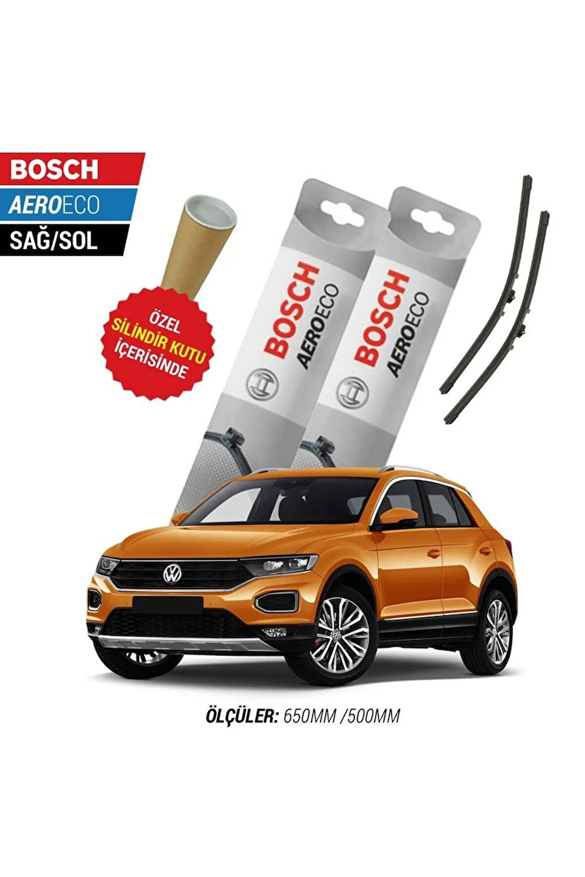 VOLKSWAGEN T-ROC 2022 SİLECEK TAKIMI BOSCH AERO-ECO SERİSİ