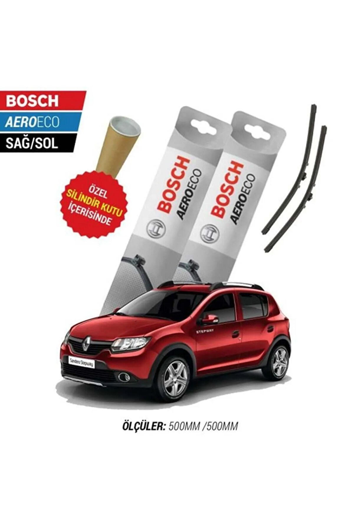 DACİA SANDERO 2014 SİLECEK TAKIMI BOSCH AERO-ECO SERİSİ