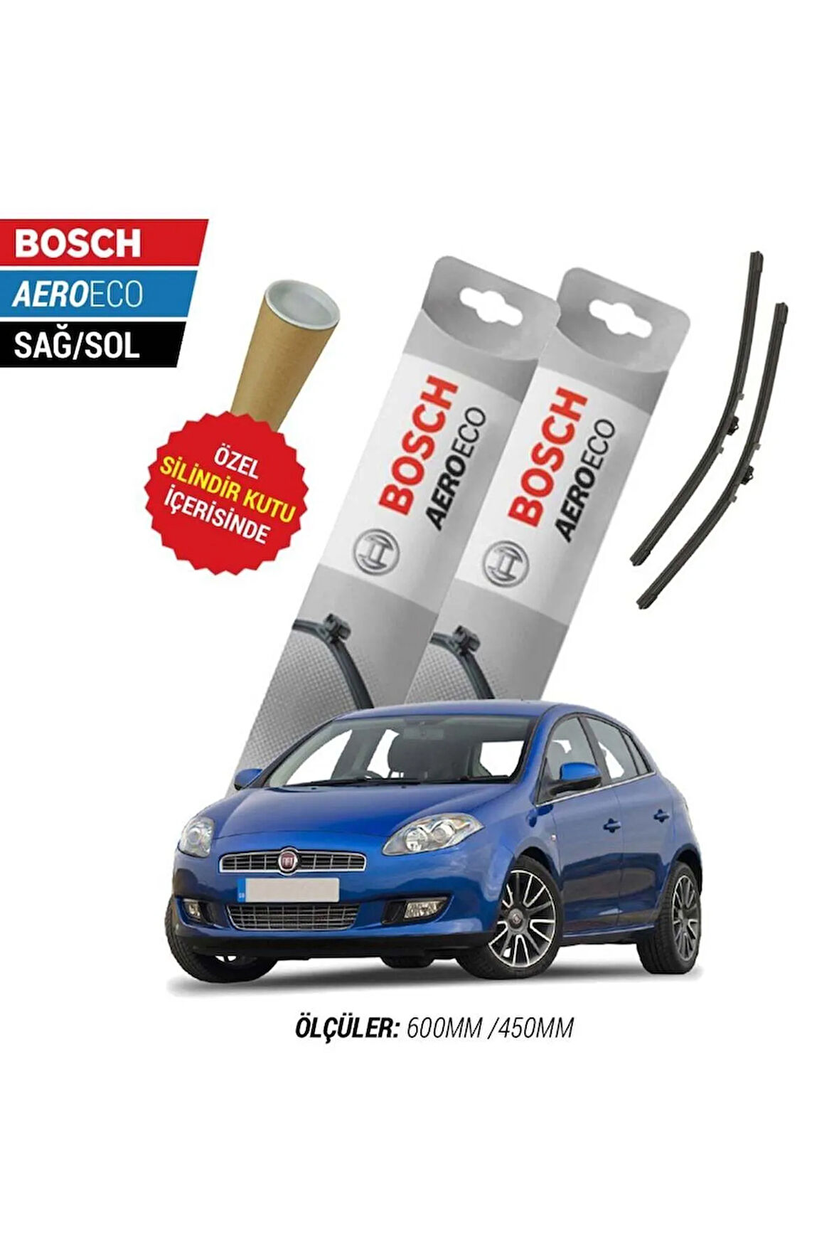 FİAT BRAVO 2012 SİLECEK TAKIMI BOSCH AERO-ECO SERİSİ