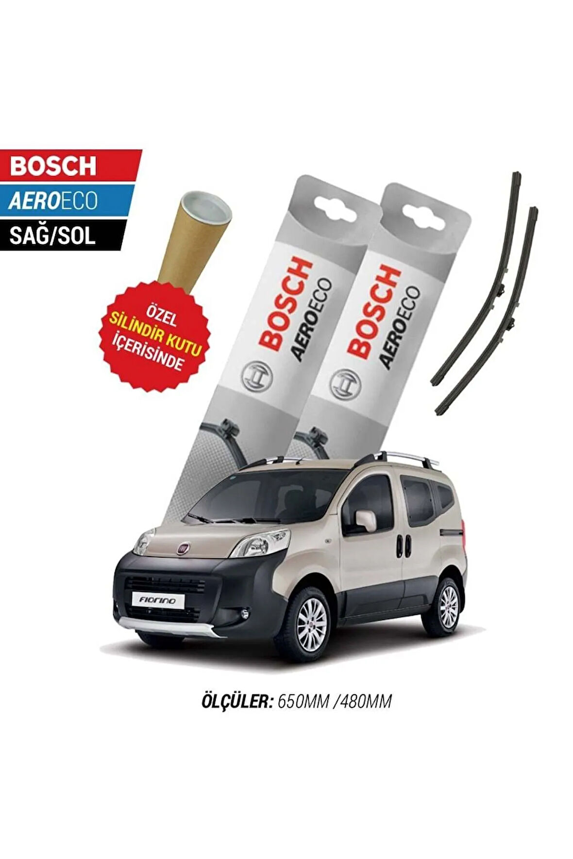 FİAT FİORİNO 2023 SİLECEK TAKIMI BOSCH AERO-ECO SERİSİ