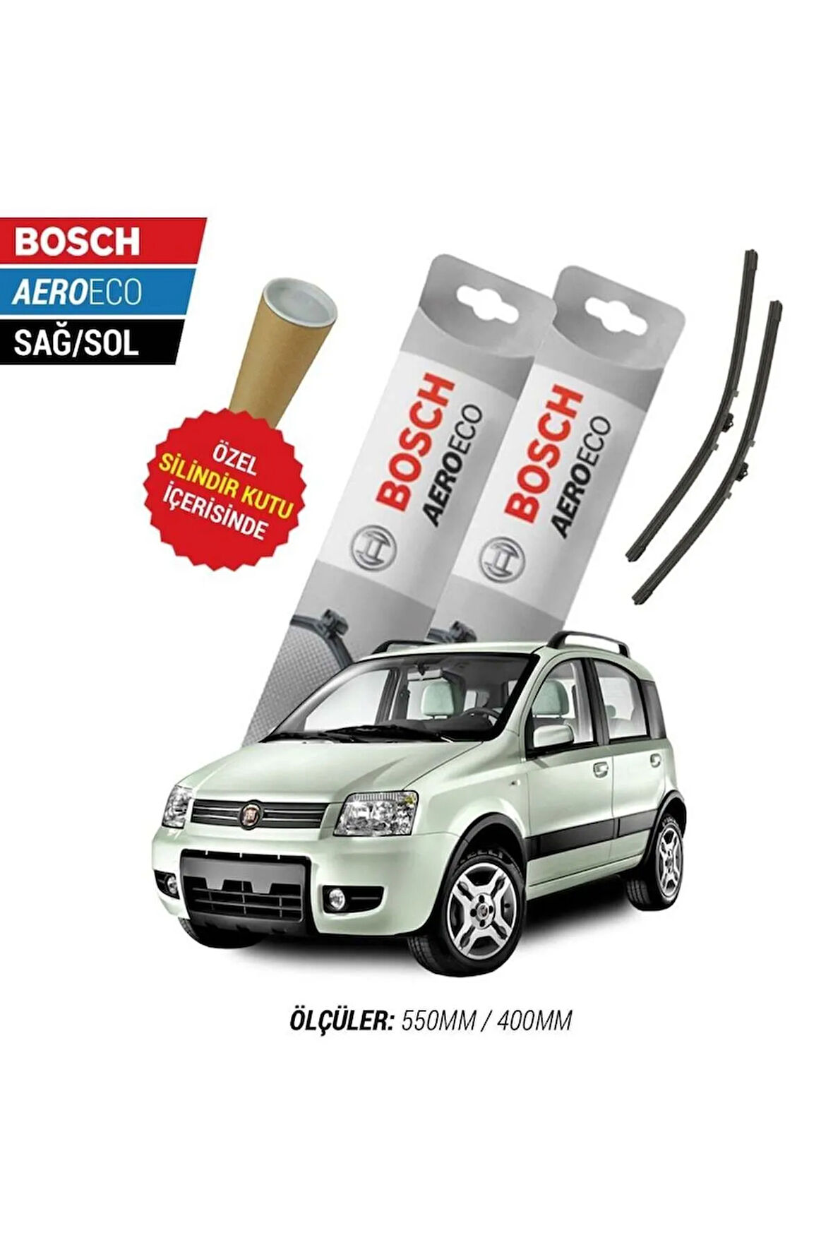 FİAT PANDA 2010 SİLECEK TAKIMI BOSCH AERO-ECO SERİSİ