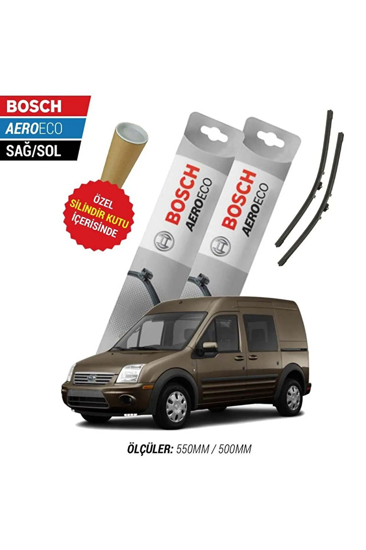 FORD CONNECT 2010 SİLECEK TAKIMI BOSCH AERO-ECO SERİSİ