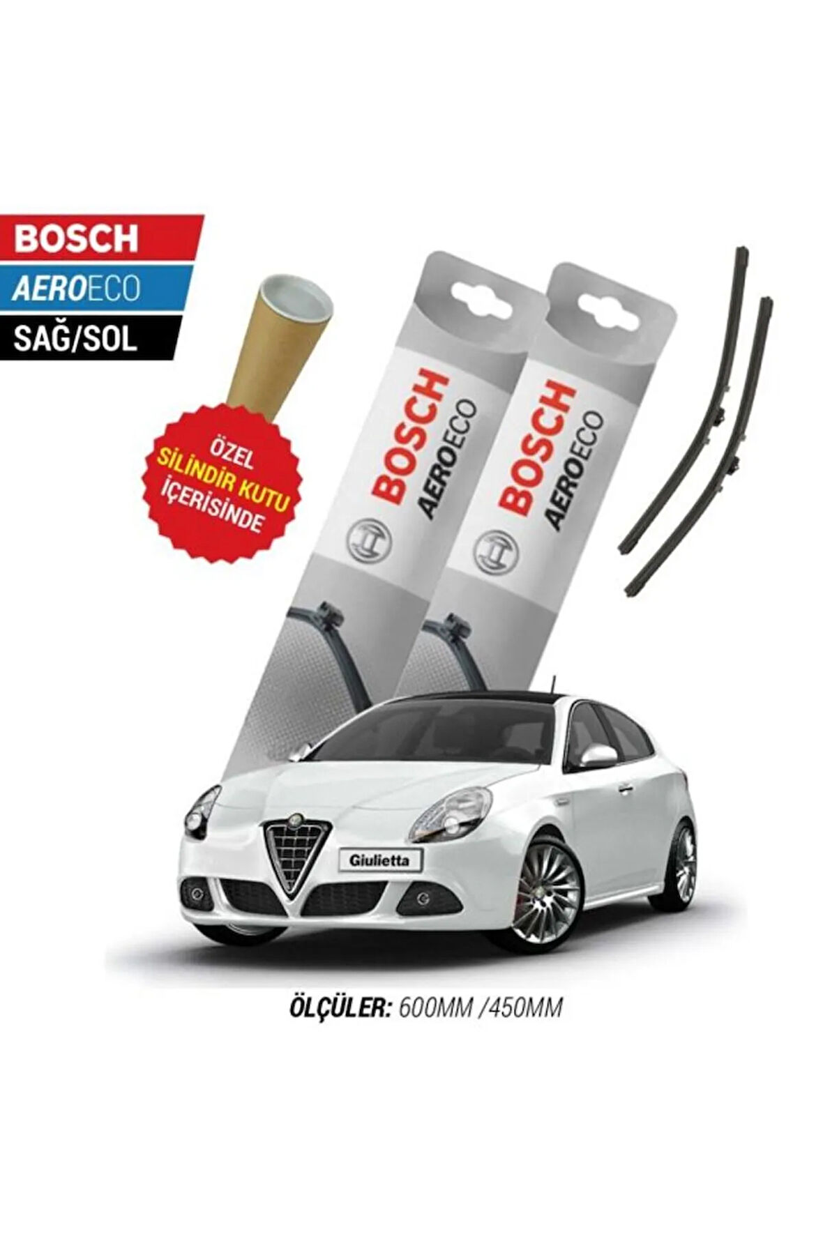 ALFA ROMEO GİULİETTA 2014 SİLECEK TAKIMI BOSCH AERO-ECO SERİSİ
