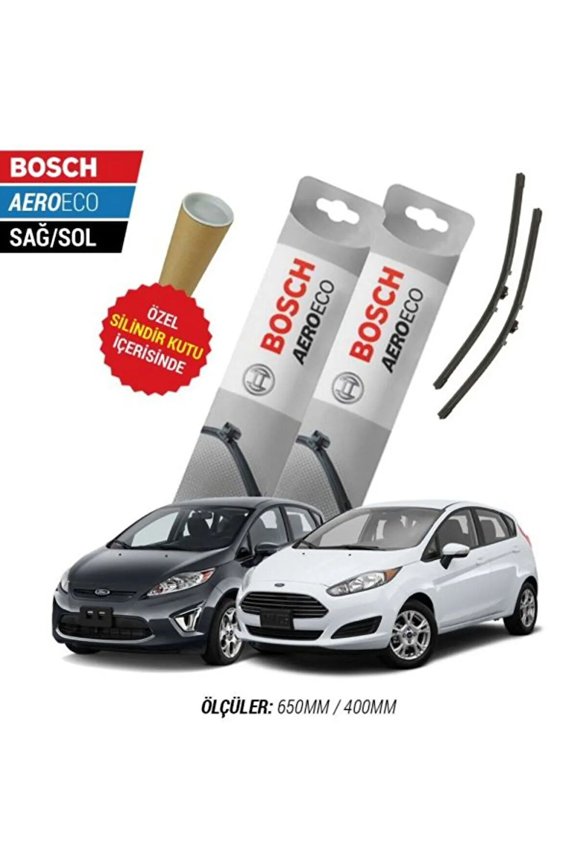 FORD FİESTA 2014 SİLECEK TAKIMI BOSCH AERO-ECO SERİSİ