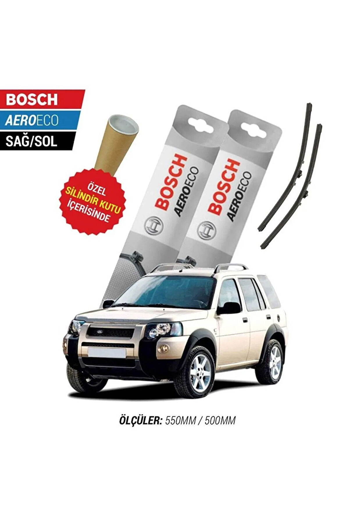 LAND ROVER FREELANDER 2000 SİLECEK TAKIMI BOSCH AERO-ECO SERİSİ